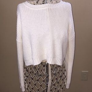 Knit Sweater Crop Top